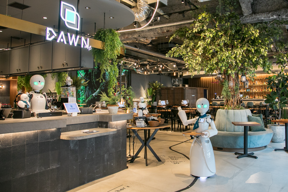 分身ロボットカフェ DAWN ver.βの全景